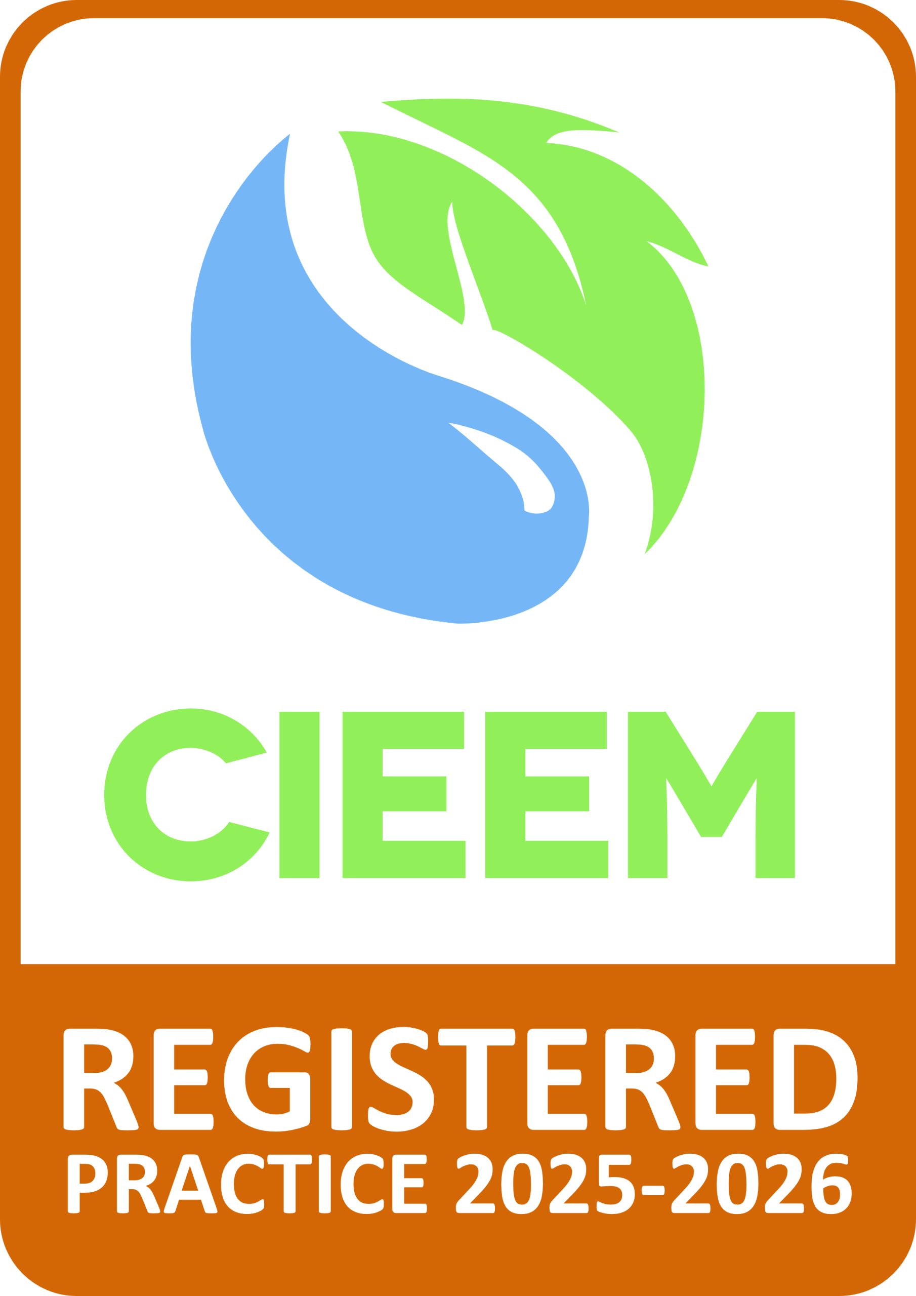 CIEEM Registered Practice logo 2022-2023
