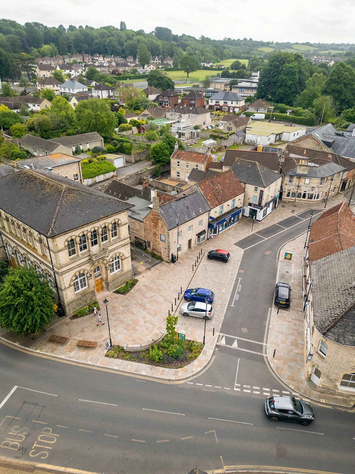 11173 Photo of Midsomer Norton Market Square before redevelopment Midsomer Norton (7)
